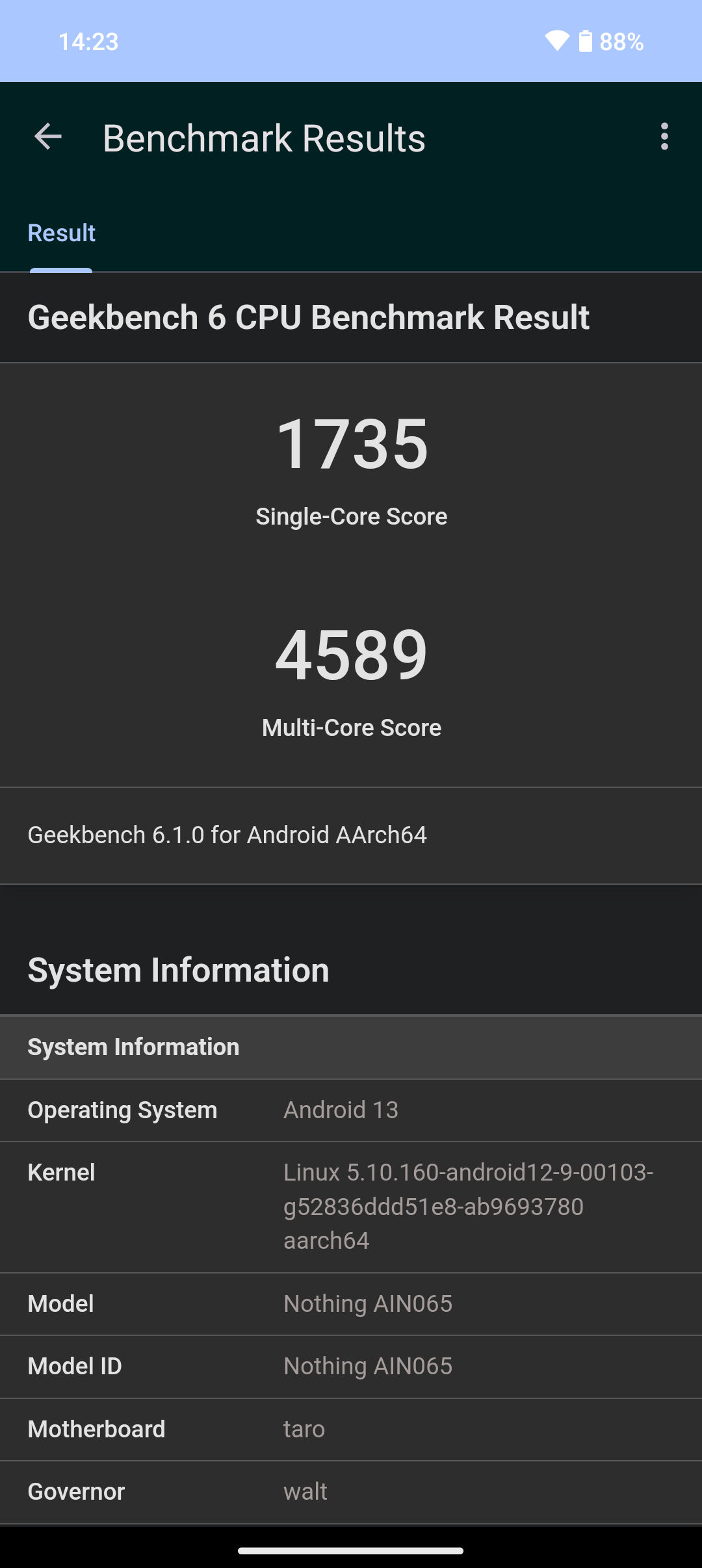 Benchmarks