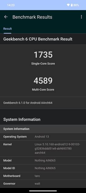 Geekbench6 Benchmark