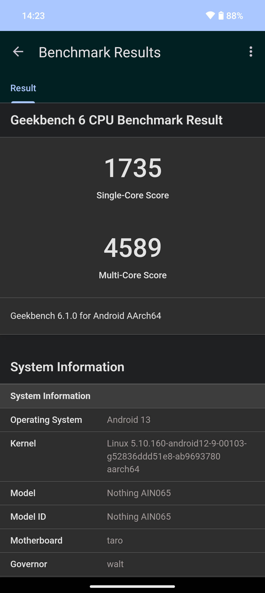 Benchmarks