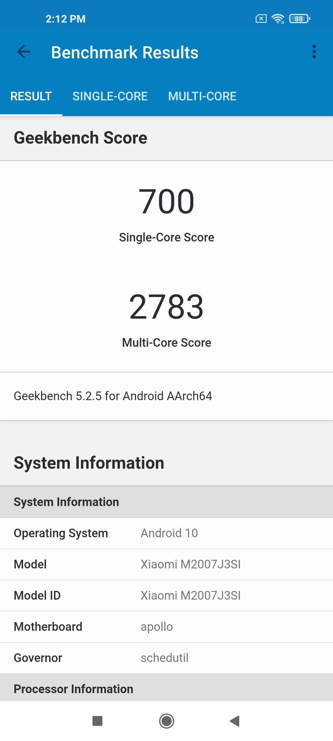 Xiaomi Mi 11 vs Xiaomi Mi 10T Pro Antutu Benchmark Comparison