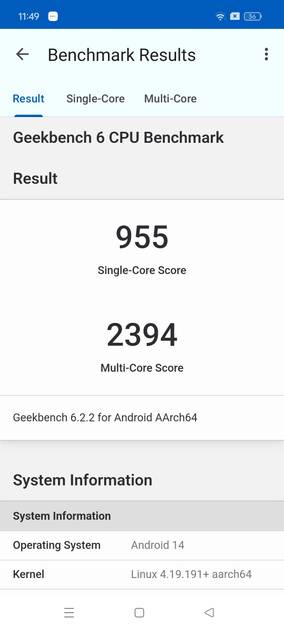 Geekbench6 Benchmark