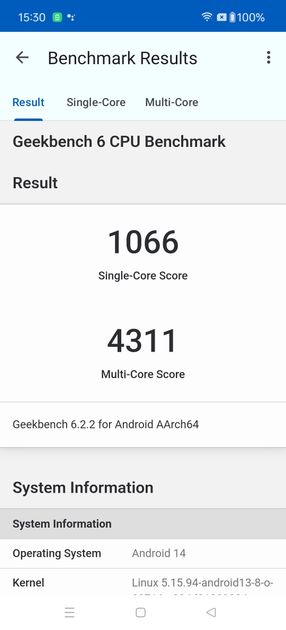 Geekbench6 Benchmark