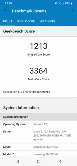 Geekbench5 Benchmark