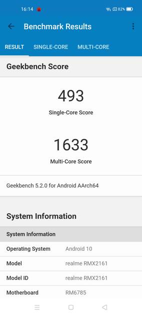 Geekbench5 Benchmark