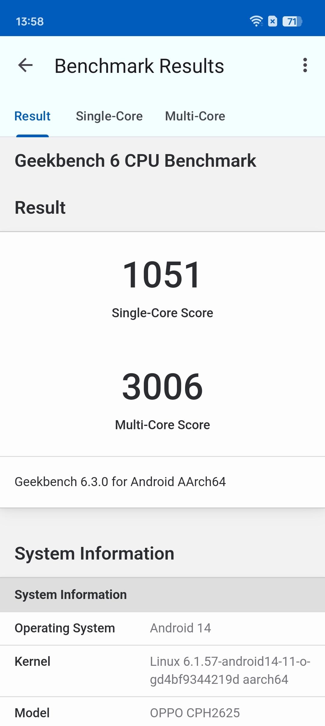 Benchmarks