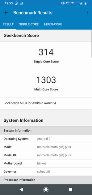 Geekbench5 Benchmark