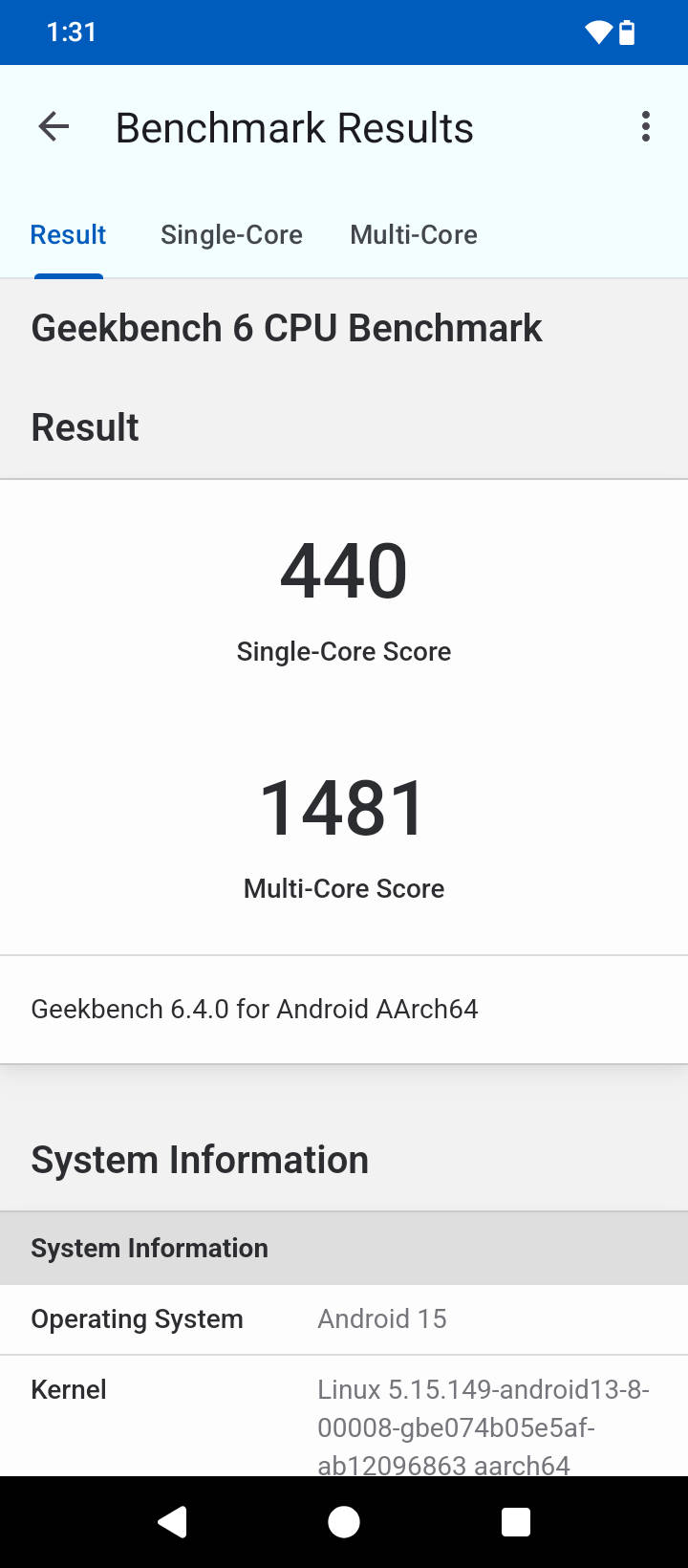 Benchmarks