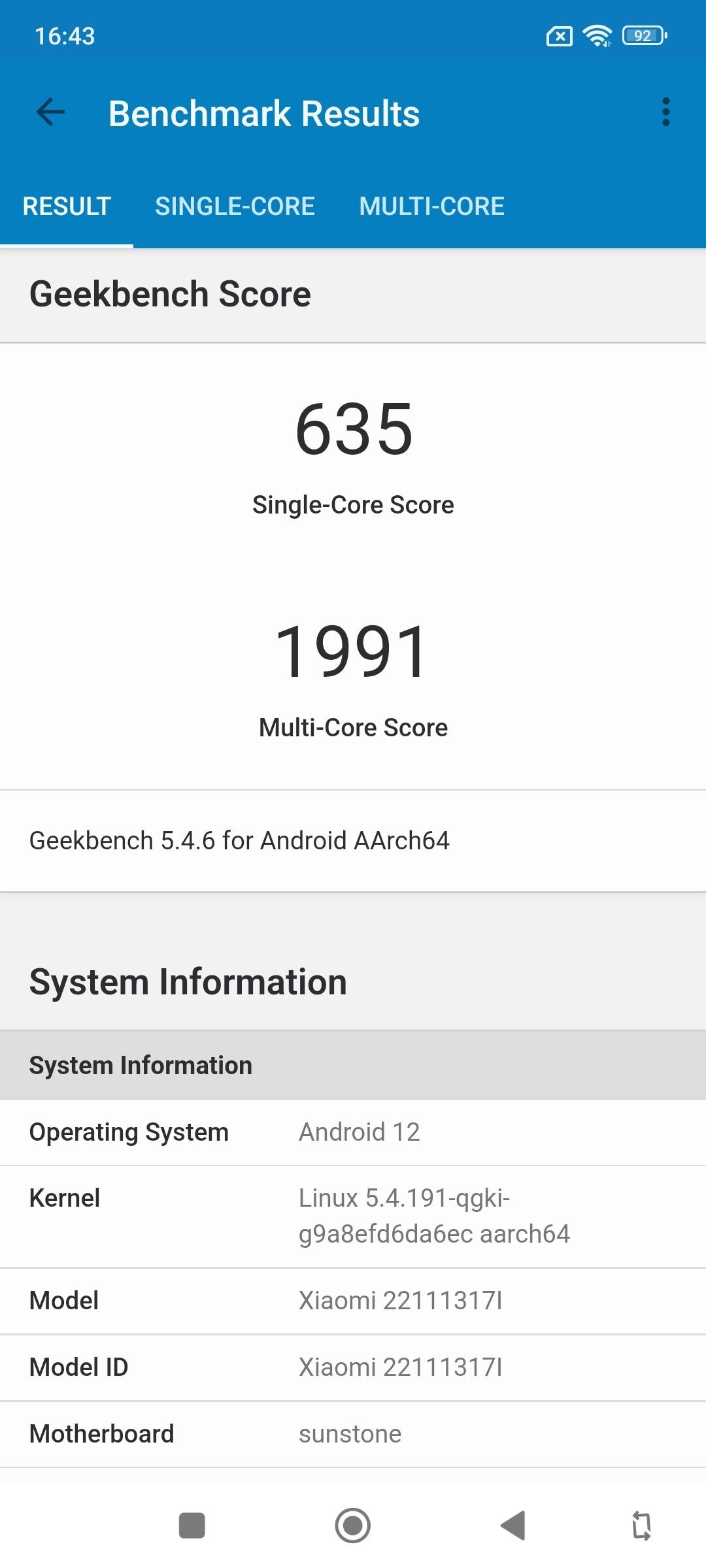 Benchmarks