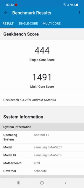 Geekbench5 Benchmark