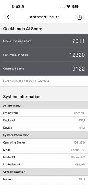 GeekBench AI