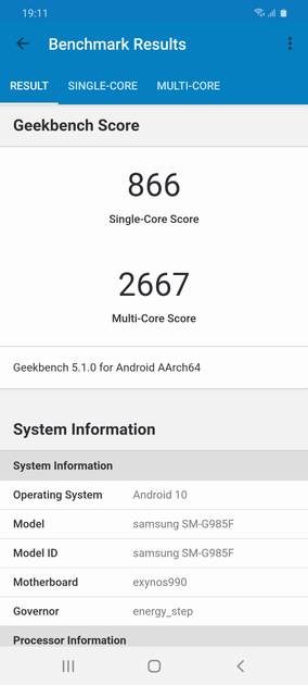 Geekbench5 Benchmark