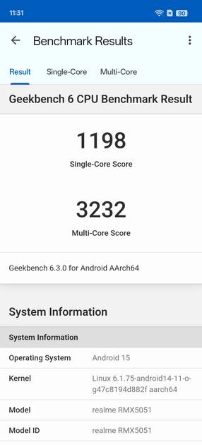 Geekbench6 Benchmark