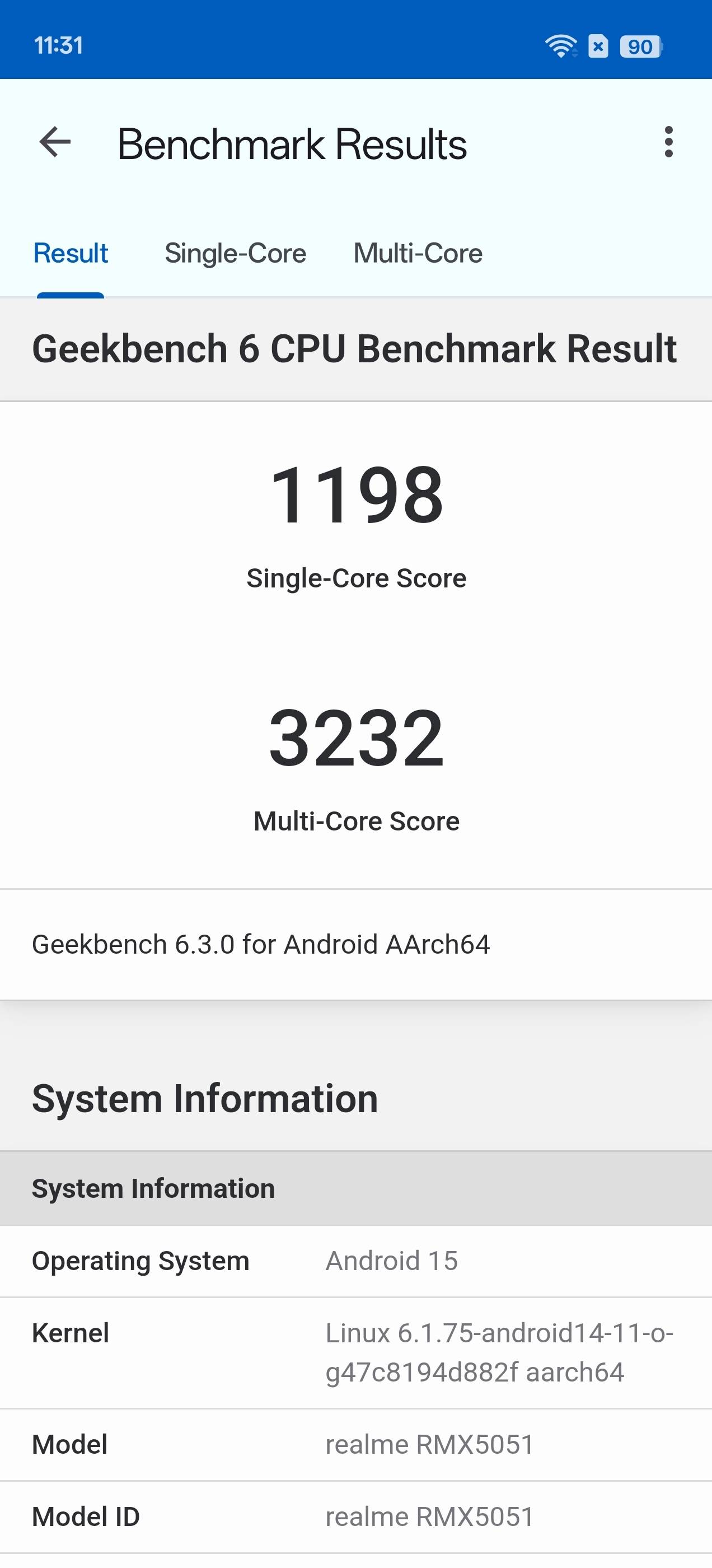 Benchmarks
