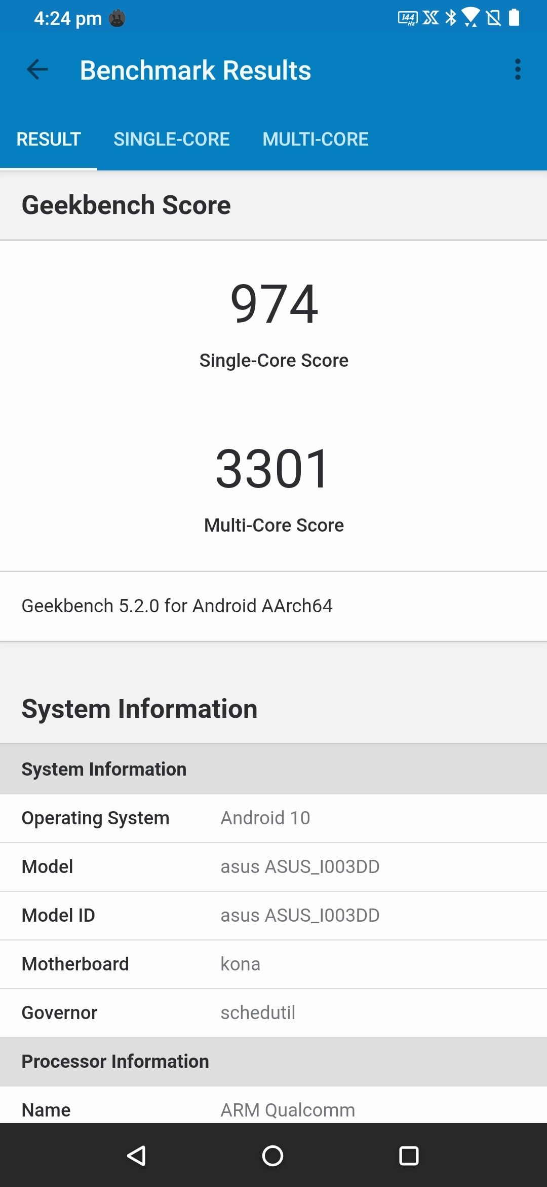 Benchmarks