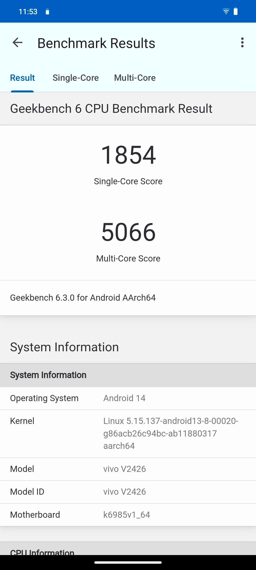 Benchmarks