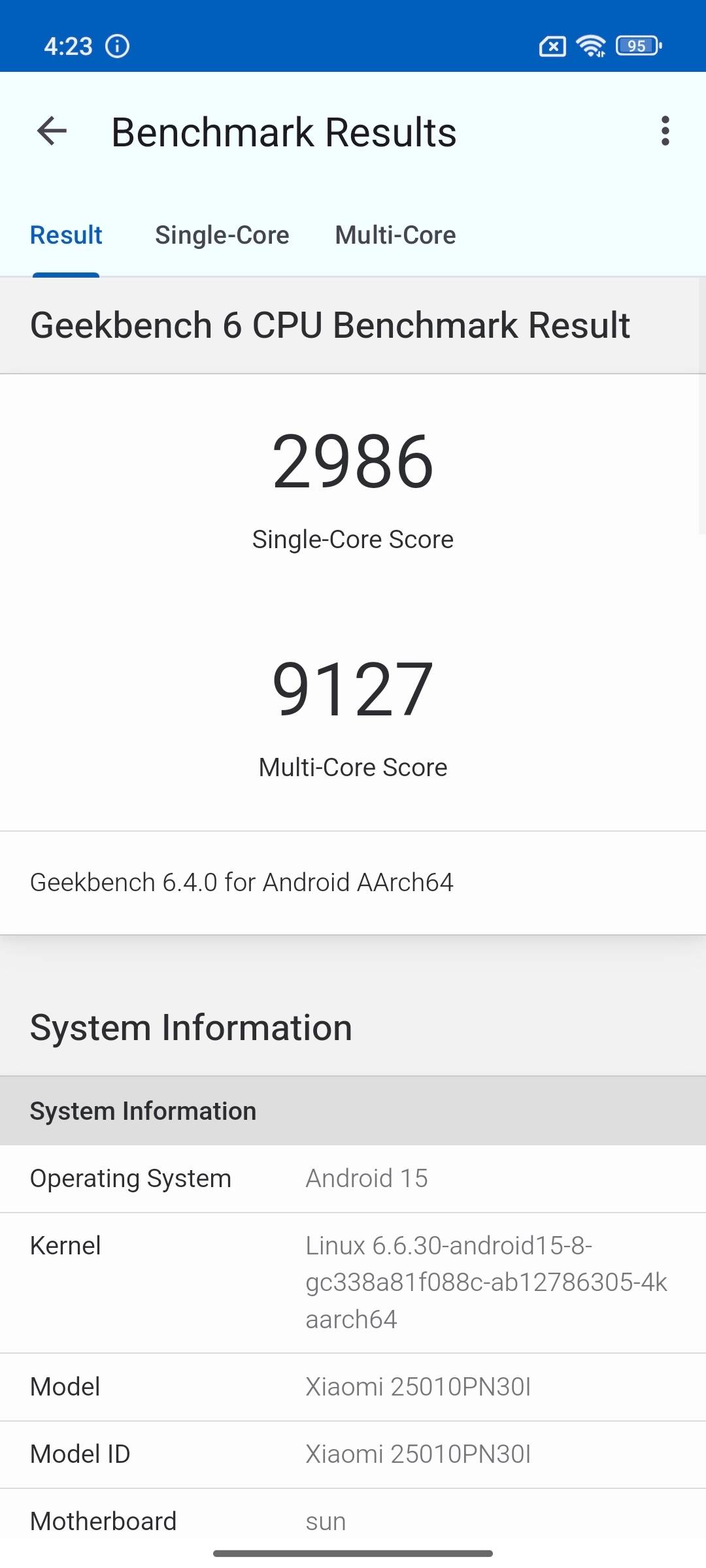 Benchmarks