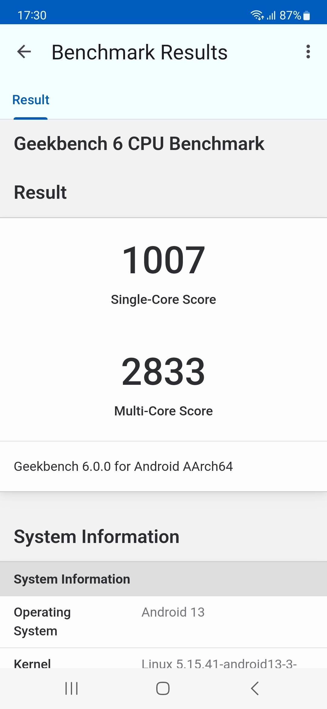 Benchmarks