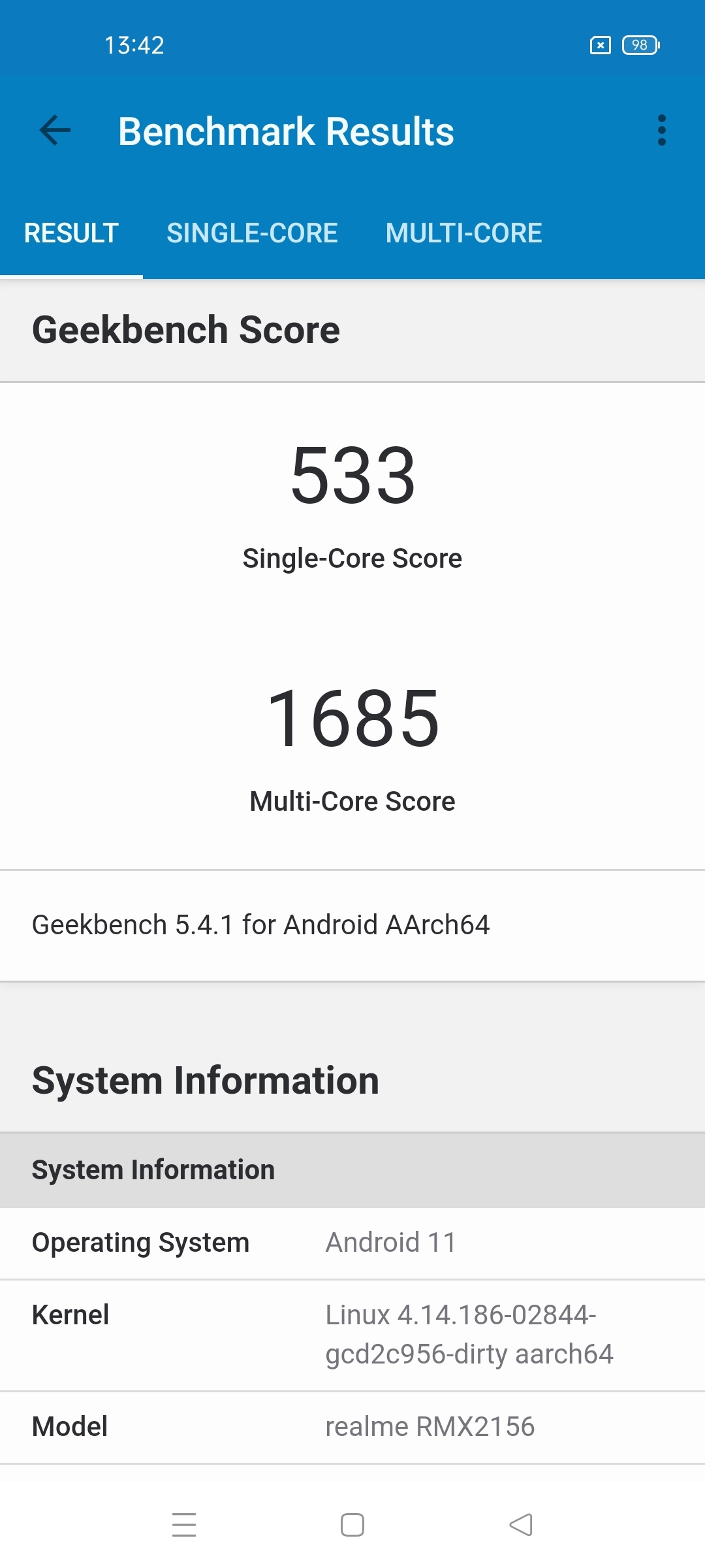 Benchmarks