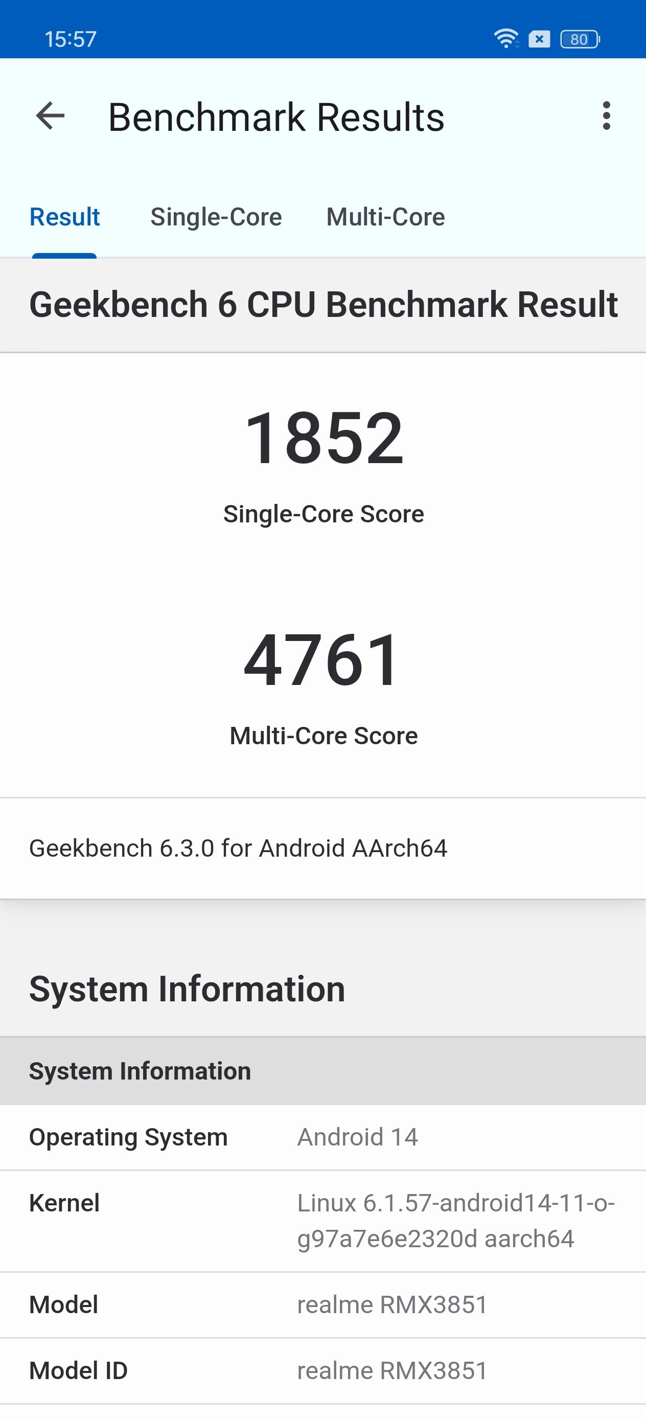 Benchmarks