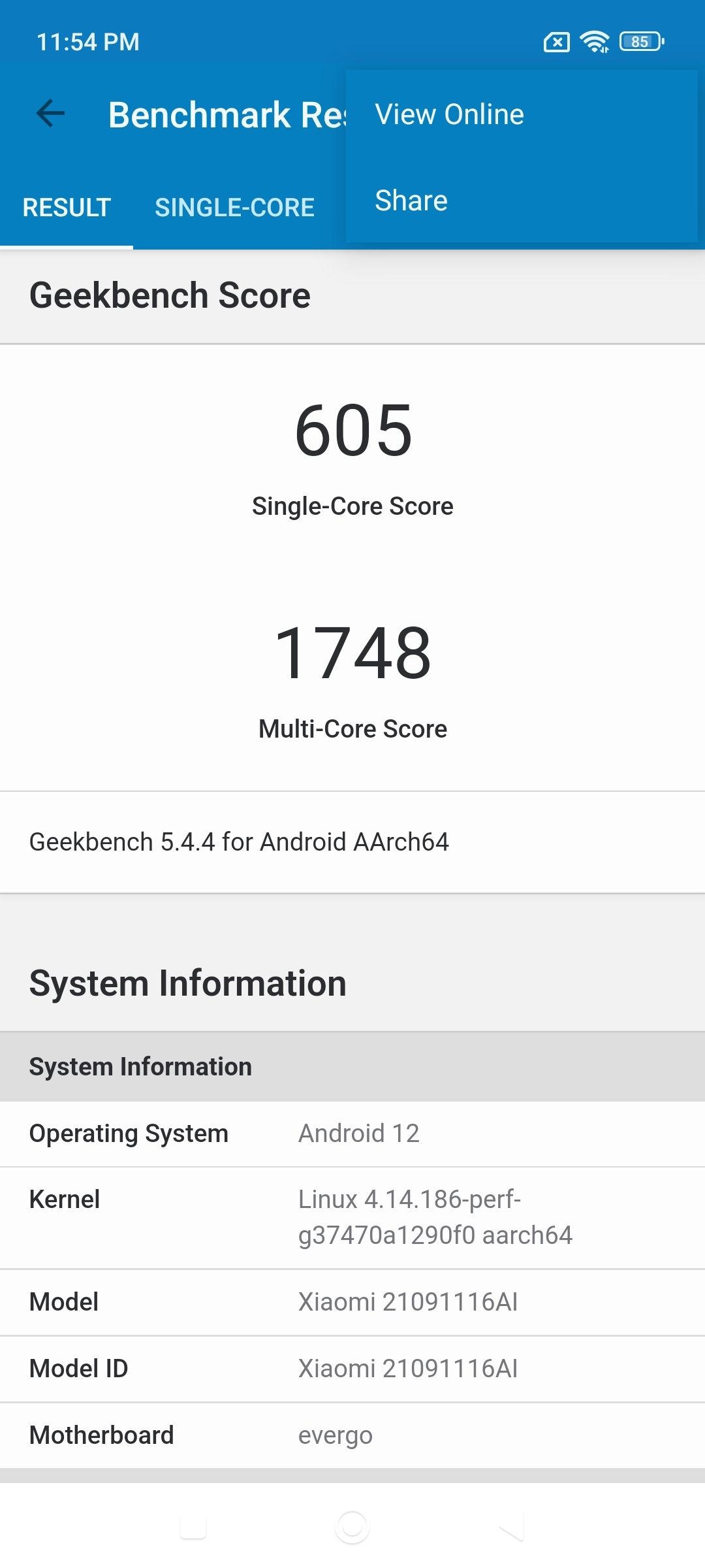 Benchmarks