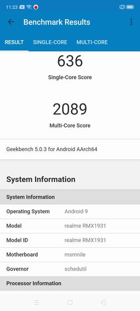 Geekbench5 Benchmark