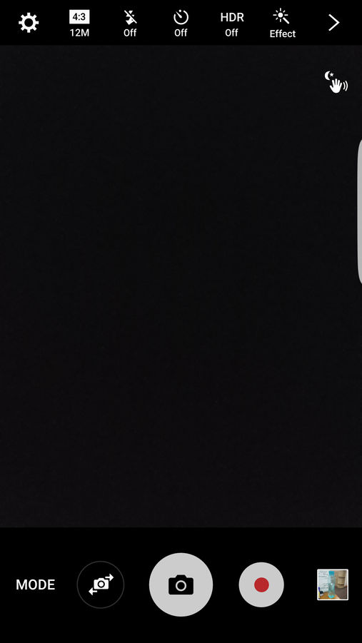 삼성 갤럭시 S7 에지 카메라 옵션
