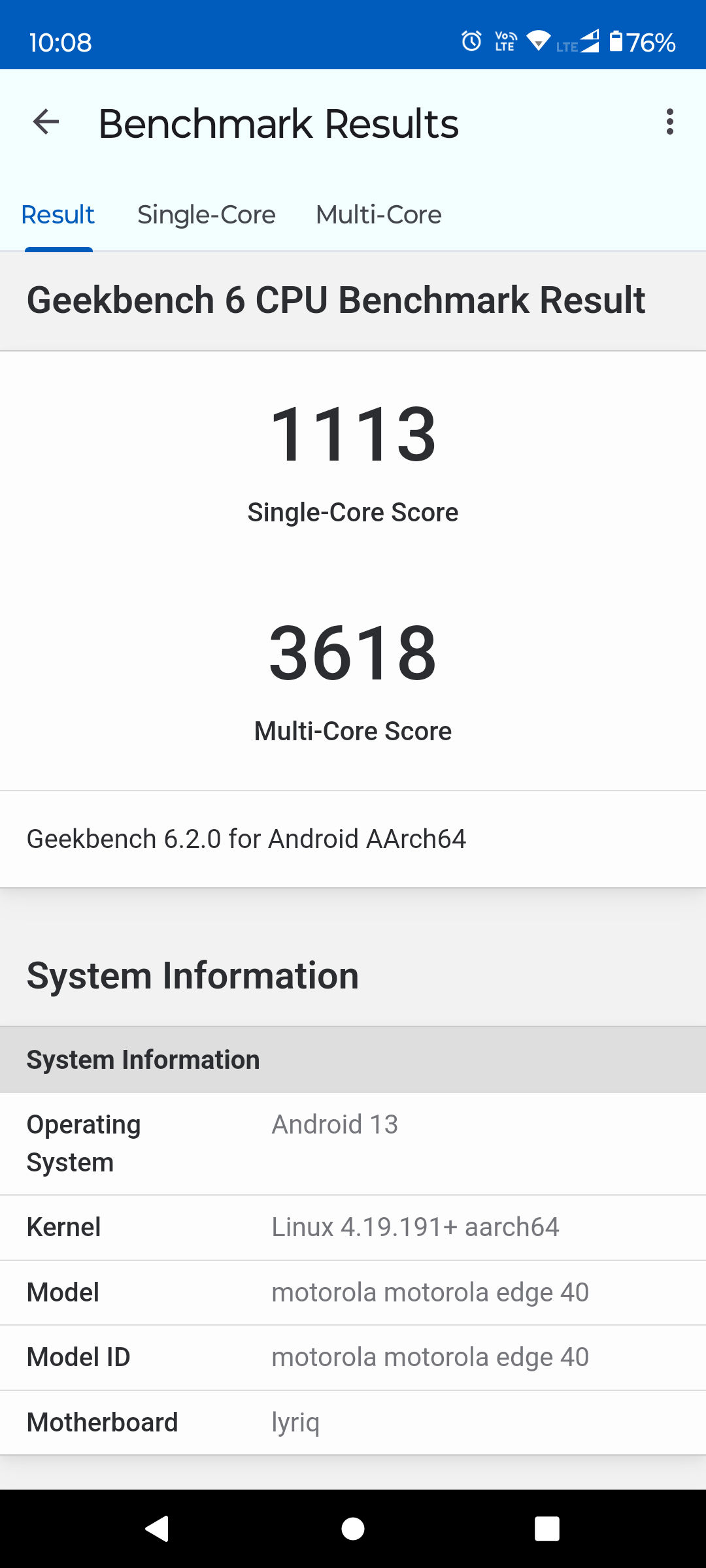 Benchmarks