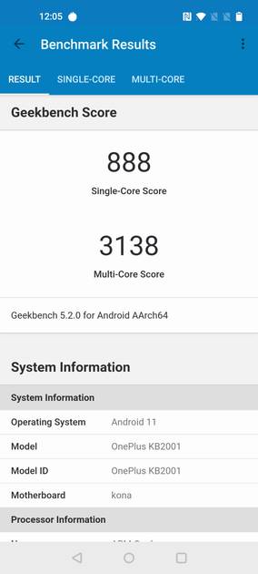 Geekbench5 Benchmark