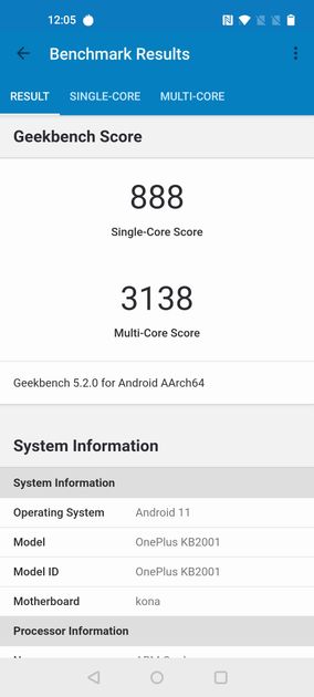 Geekbench5 Benchmark