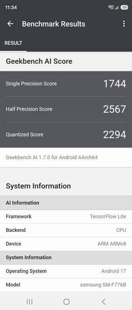 GeekBench AI