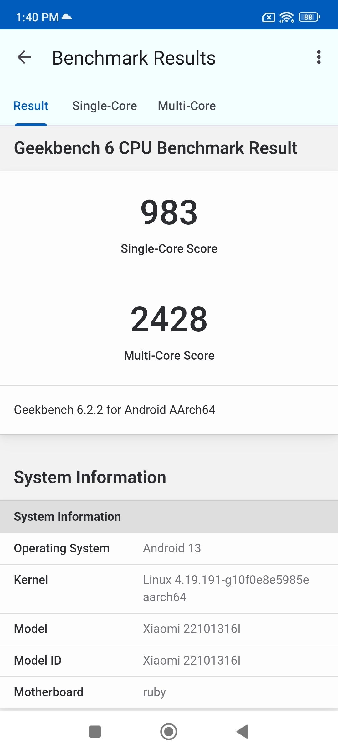 Benchmarks