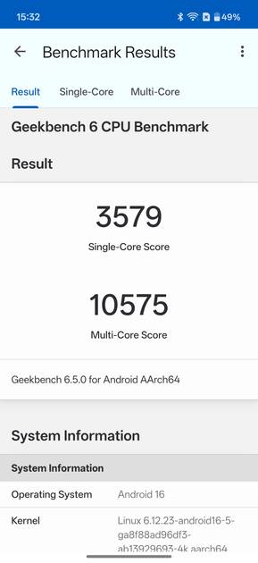 Geekbench6 Benchmark