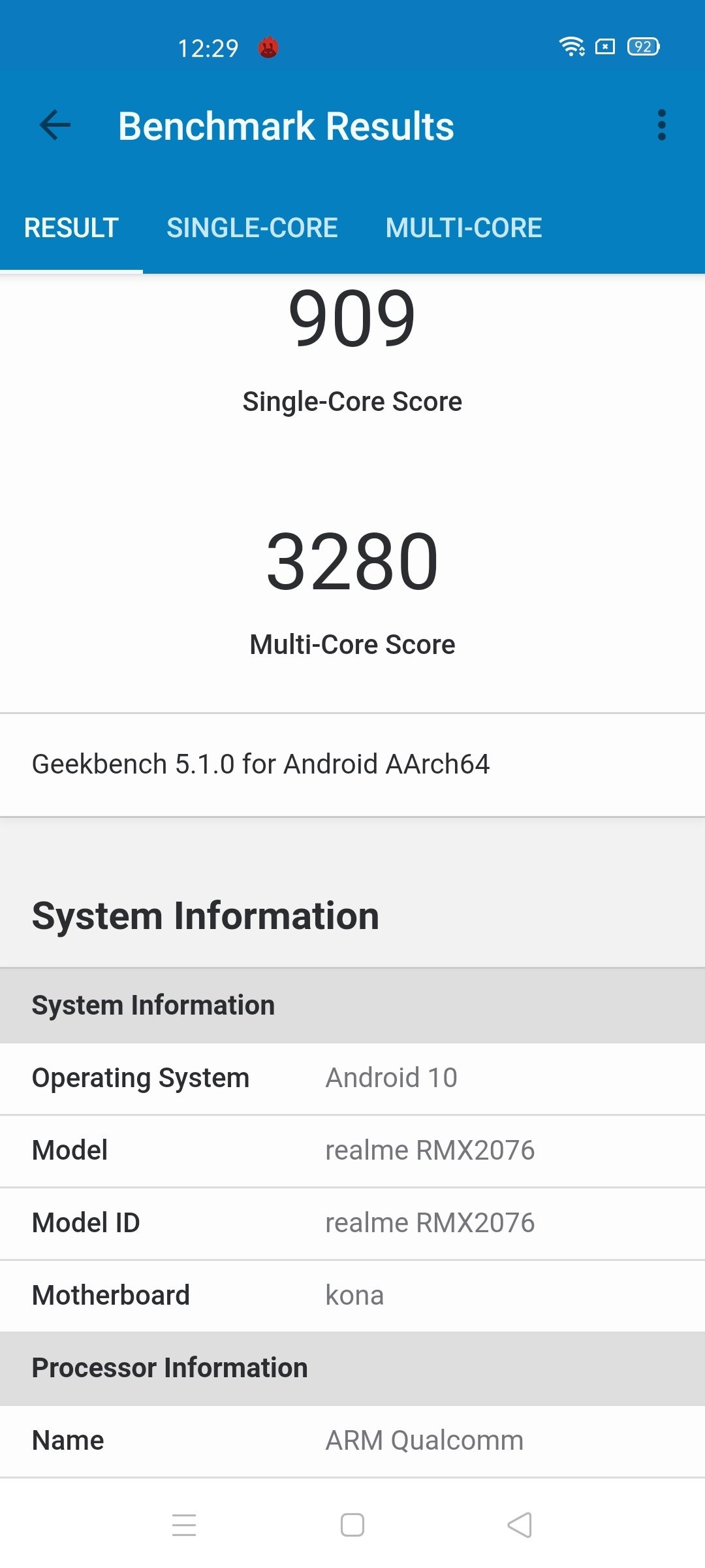 Geekbench5 Benchmark
