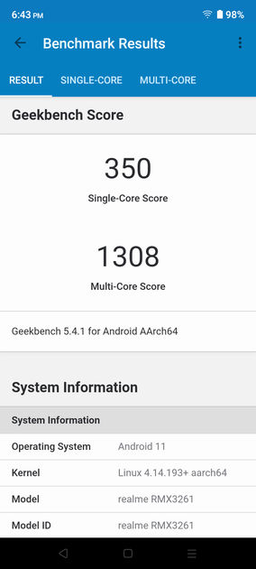 Geekbench5 Benchmark