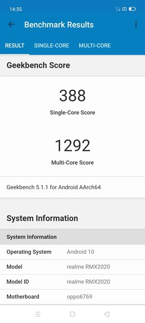 Geekbench5 Benchmark
