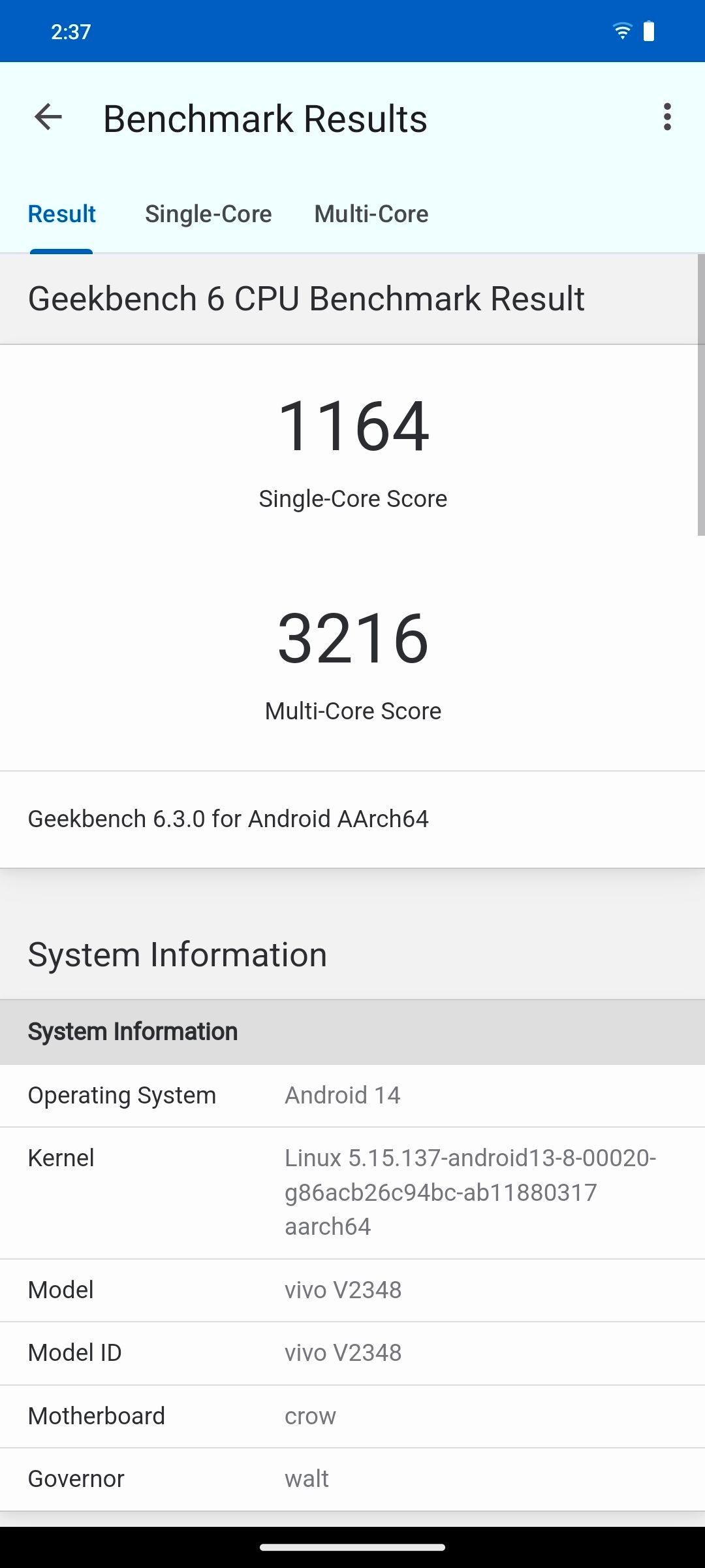 Benchmarks