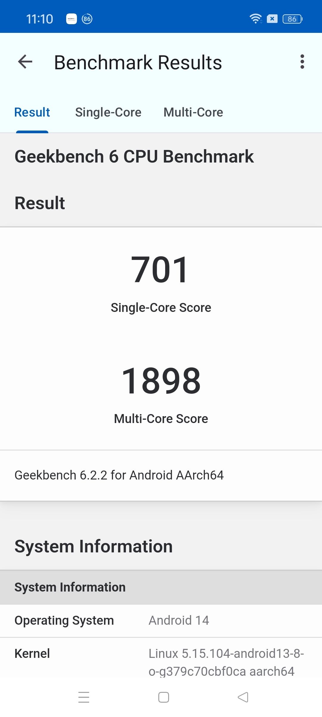 Benchmarks