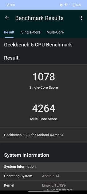 Geekbench6 Benchmark