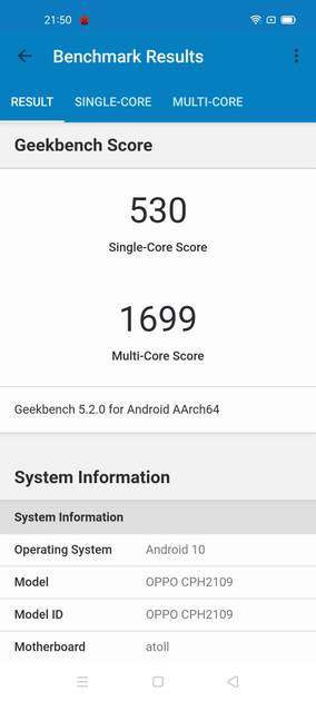 Geekbench5 Benchmark
