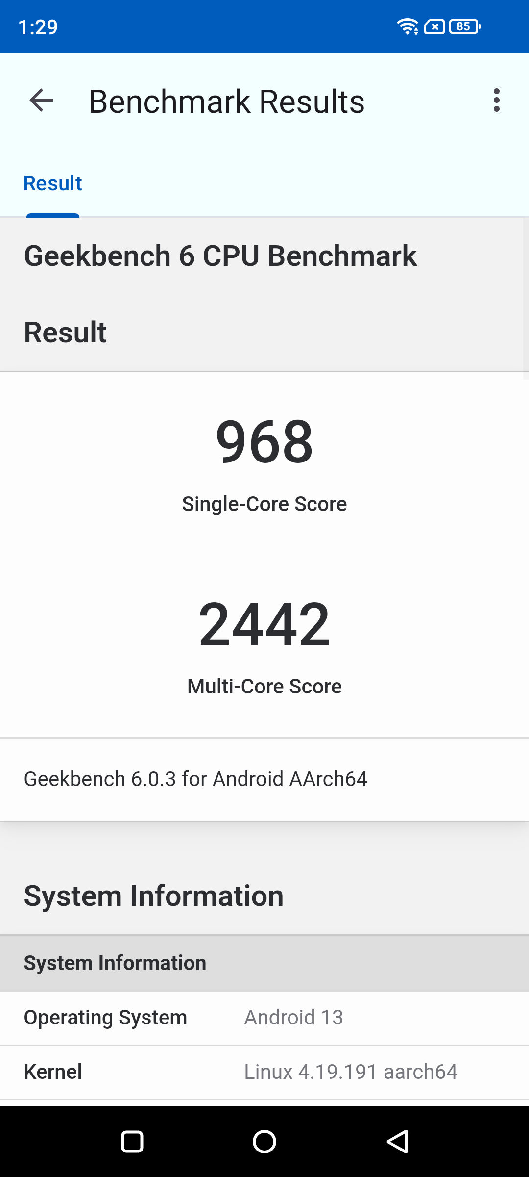 Benchmarks