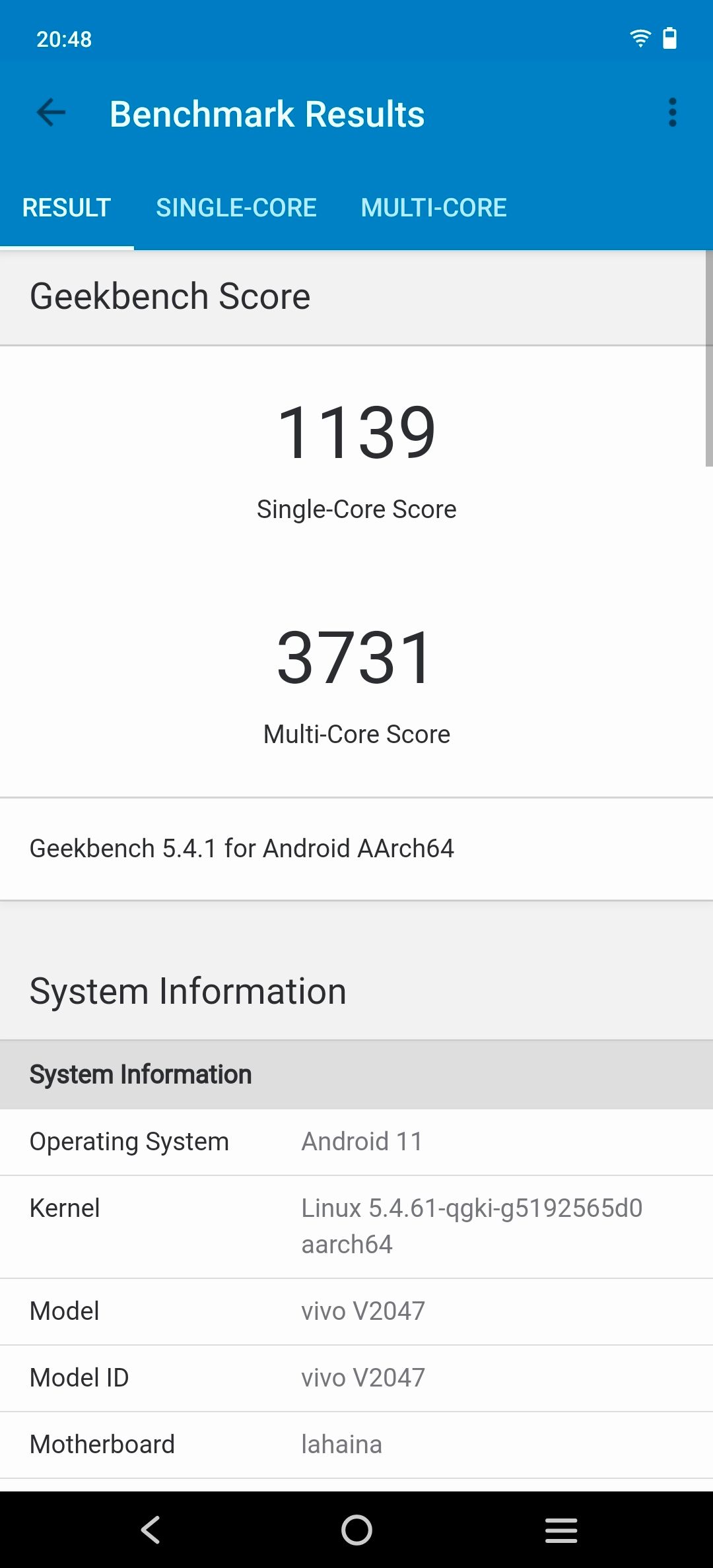 Benchmarks