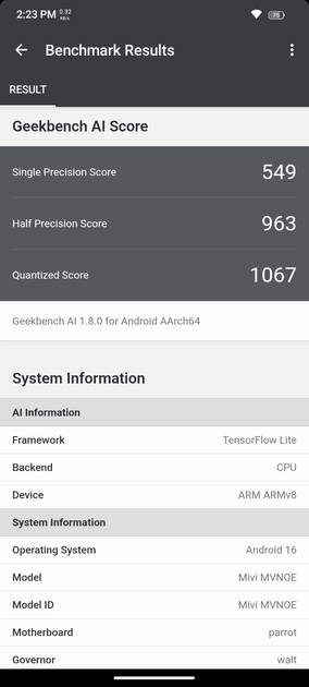 GeekBench AI