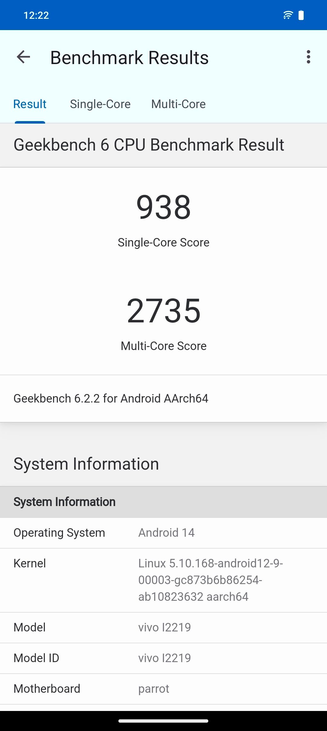 Benchmarks