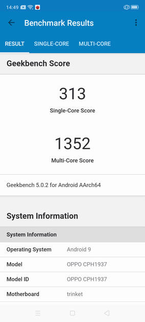 Geekbench5 Benchmark