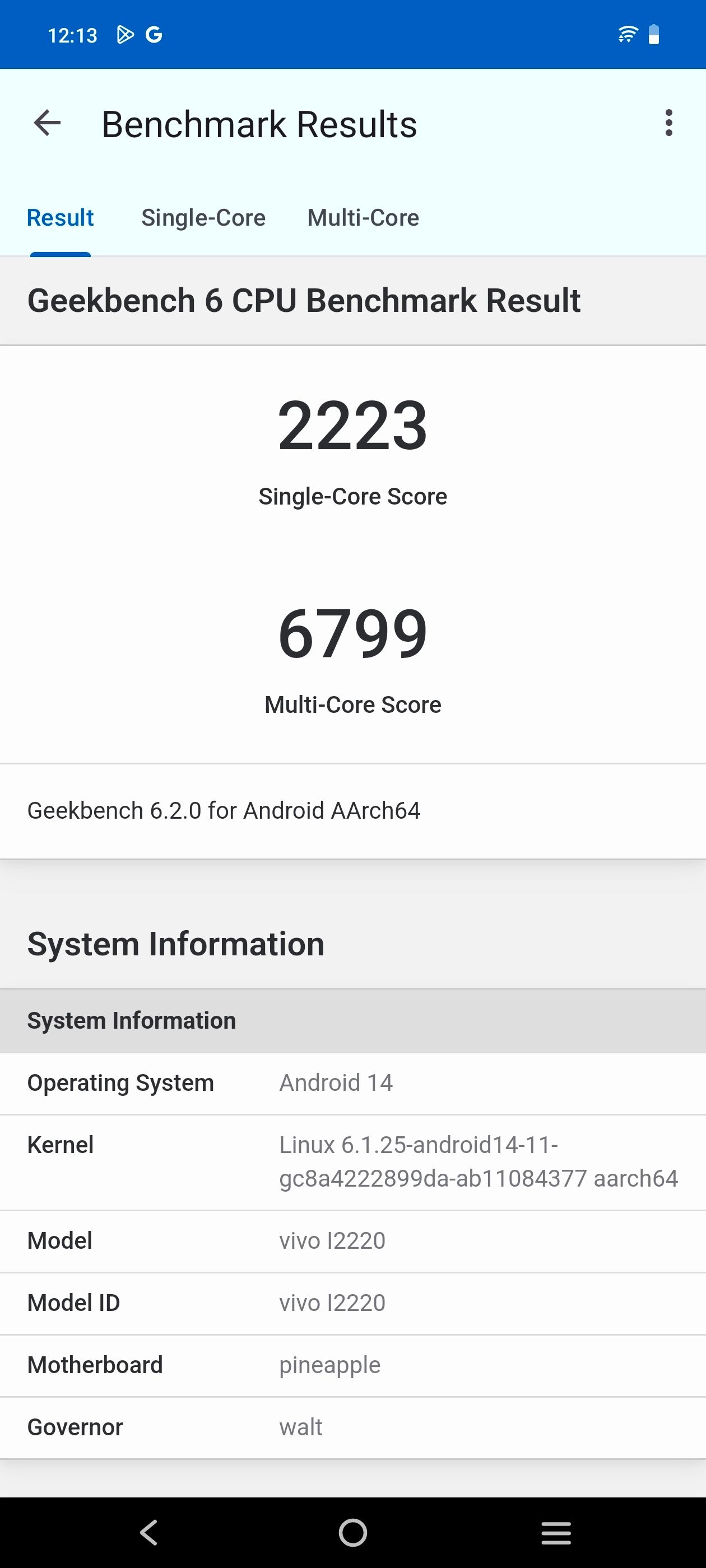 Benchmarks