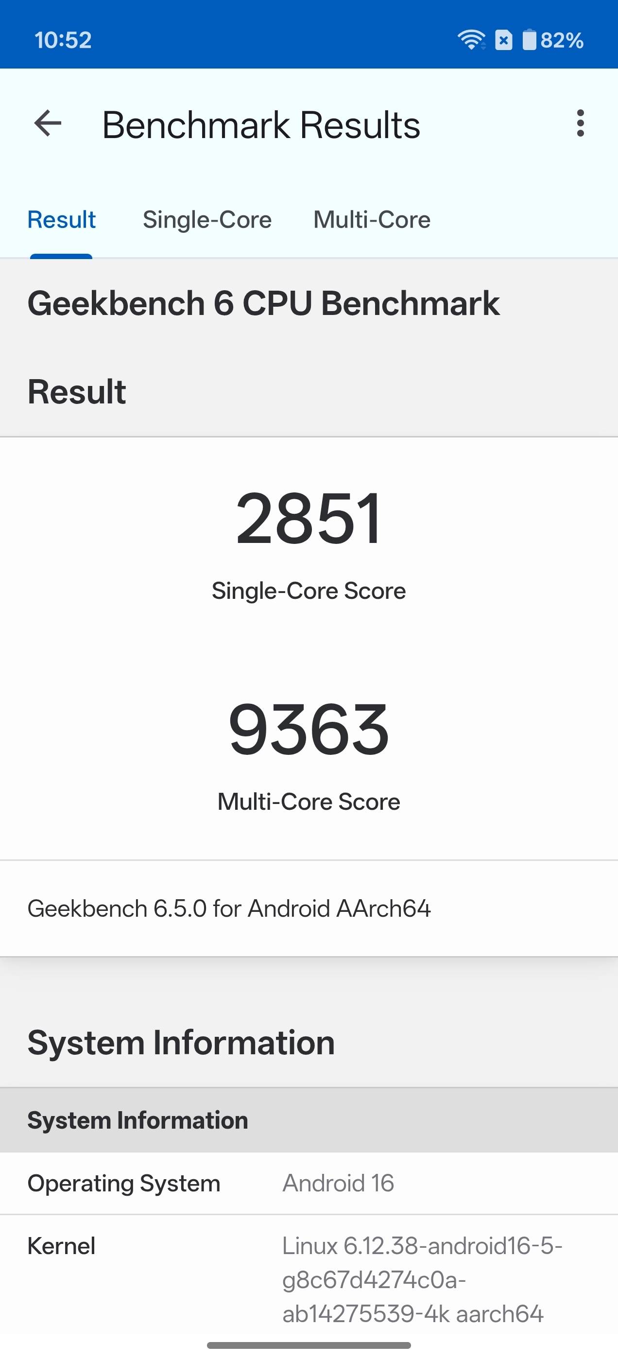 Benchmarks