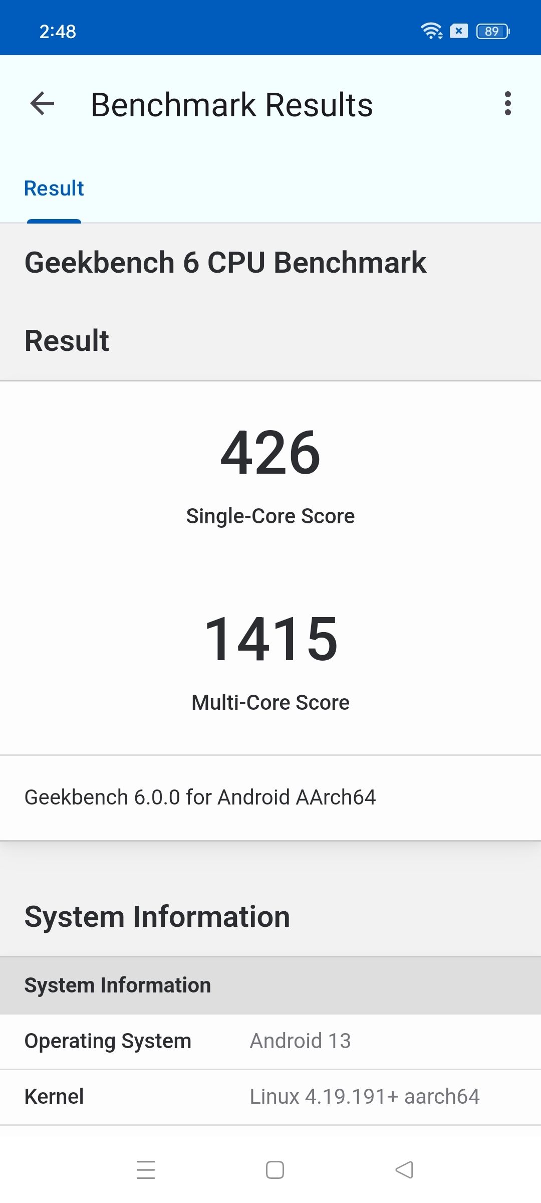 Benchmarks