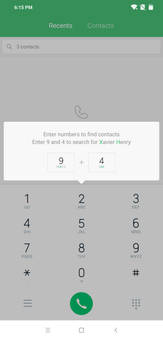 Dialer Screen