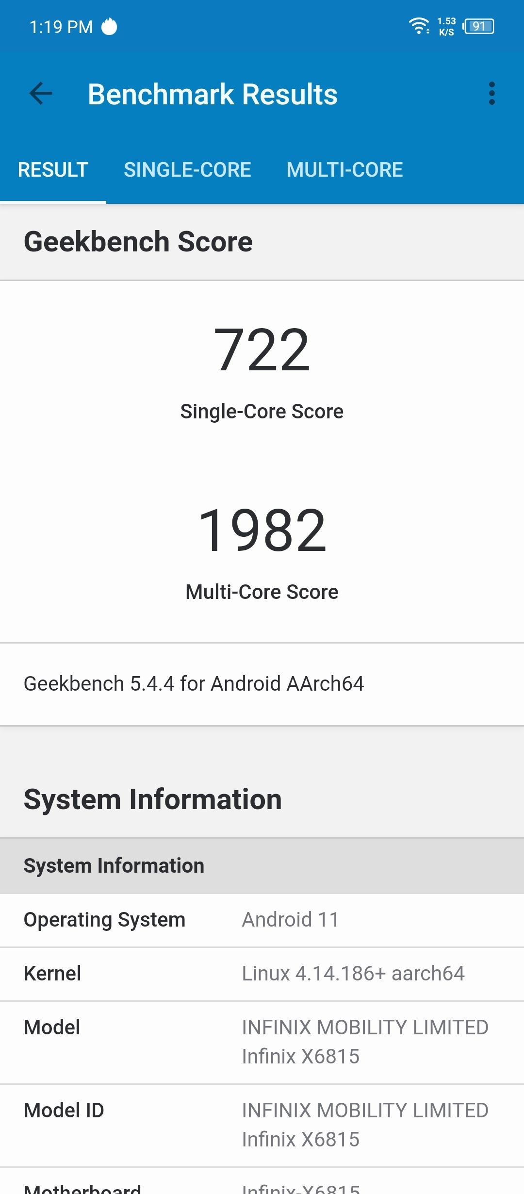 Benchmarks