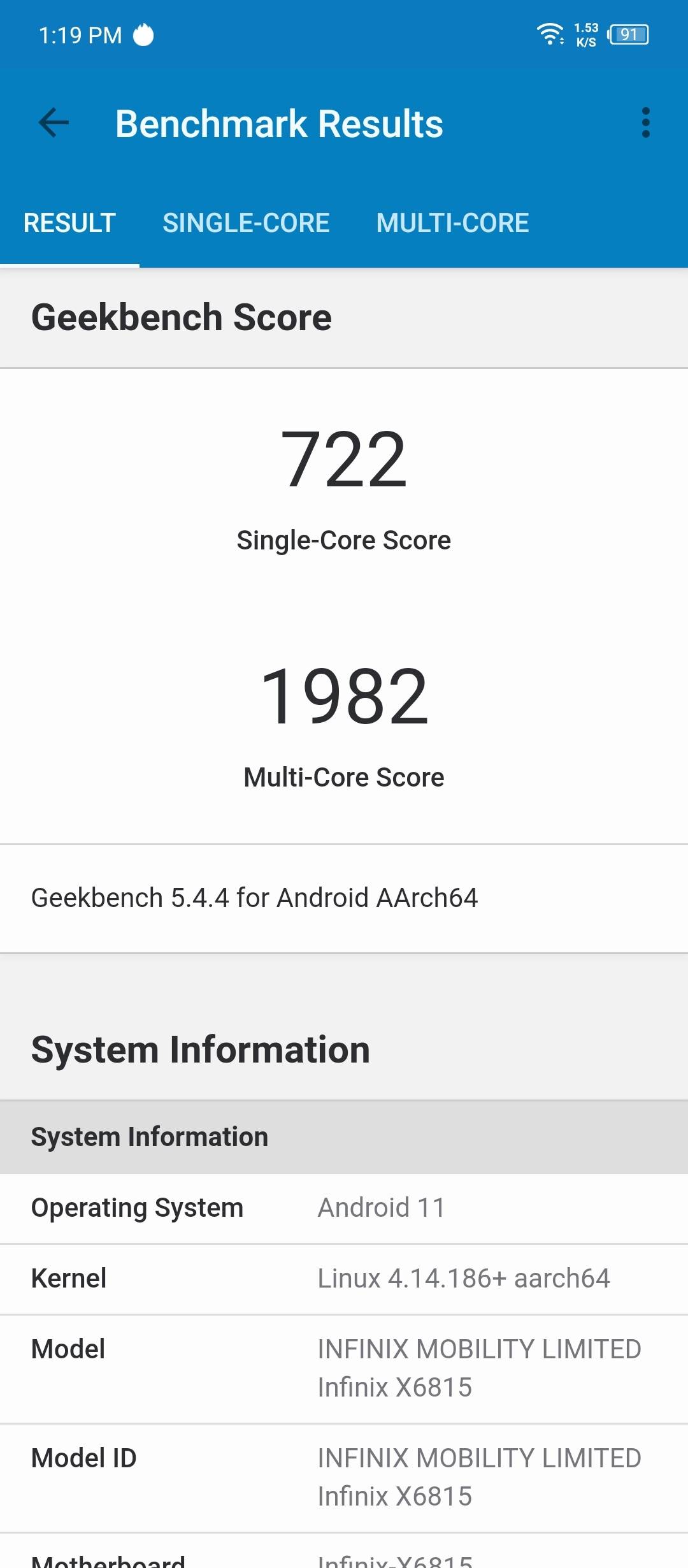 Benchmarks
